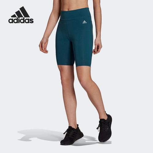 Adidas/阿迪达斯正品女子紧身透气夏季训练健身运动短裤 HA6553