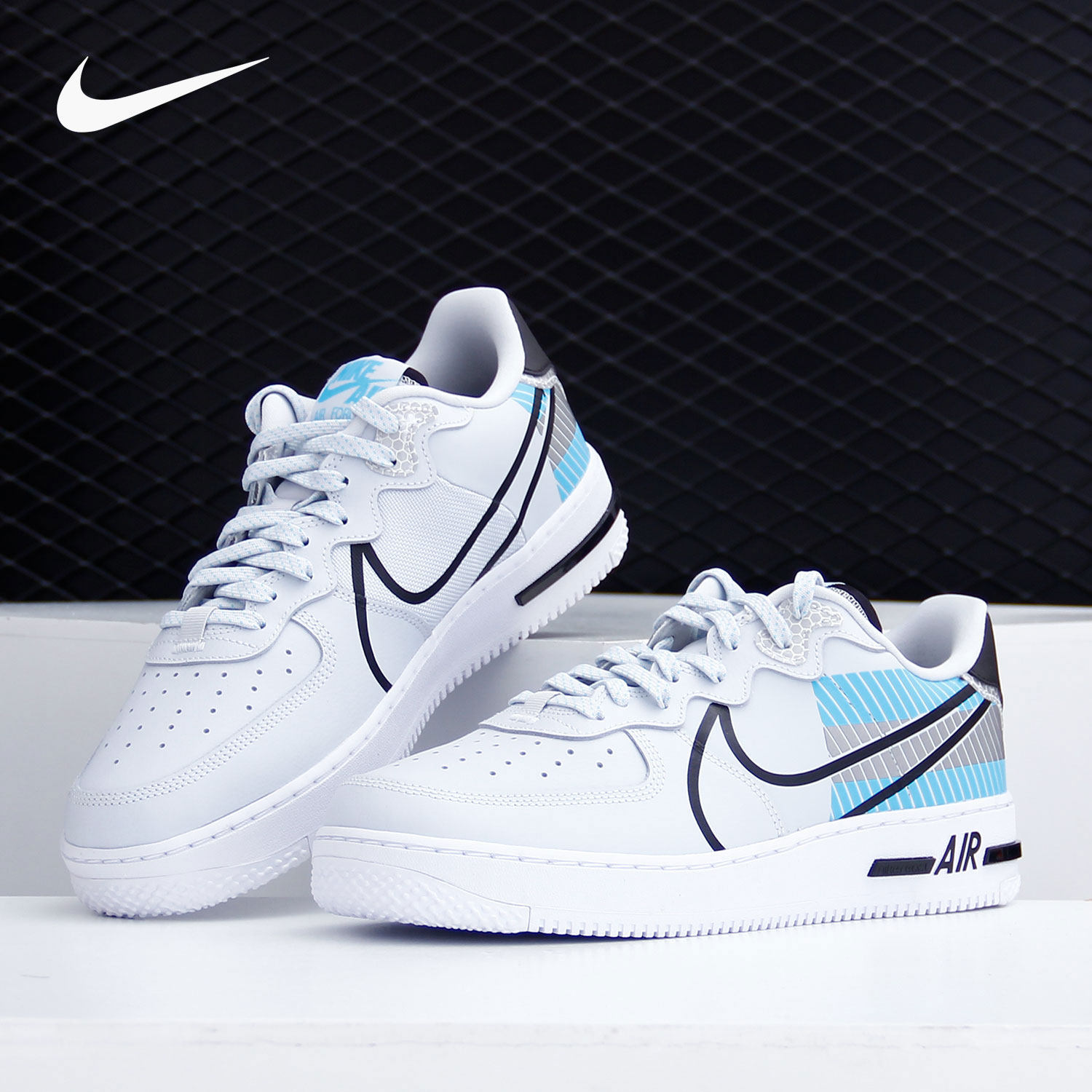 Nike/耐克官方正品AIR FORCE 1 REACT 男子经典板鞋 CT3316-001,运动鞋new,板鞋,淘宝优惠券,粉丝福利购,淘宝优惠卷