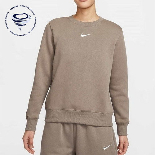 Nike/耐克正品2025新款女士宽松圆领运动保暖卫衣DQ5752-233