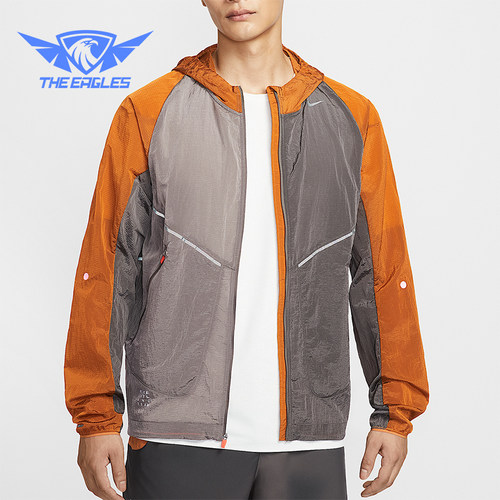 Nike/耐克正品2025男士印花拼接梭织运动耐穿跑步外套IM9662-289