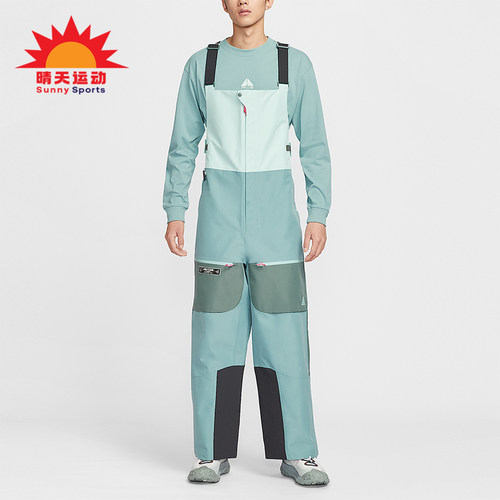 Nike/耐克正品torm-FIT男士滑雪拼接宽松运动背带裤HV1128-353