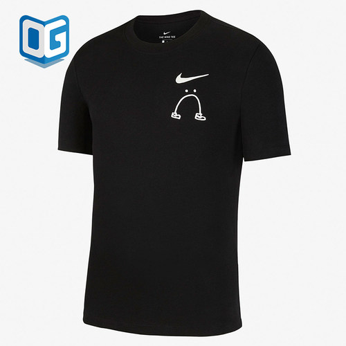 Nike/耐克正品TheTe新款男黑白色运动休闲短袖T恤CK9460-010