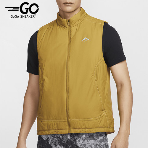 耐克男士拉链运动跑步马甲