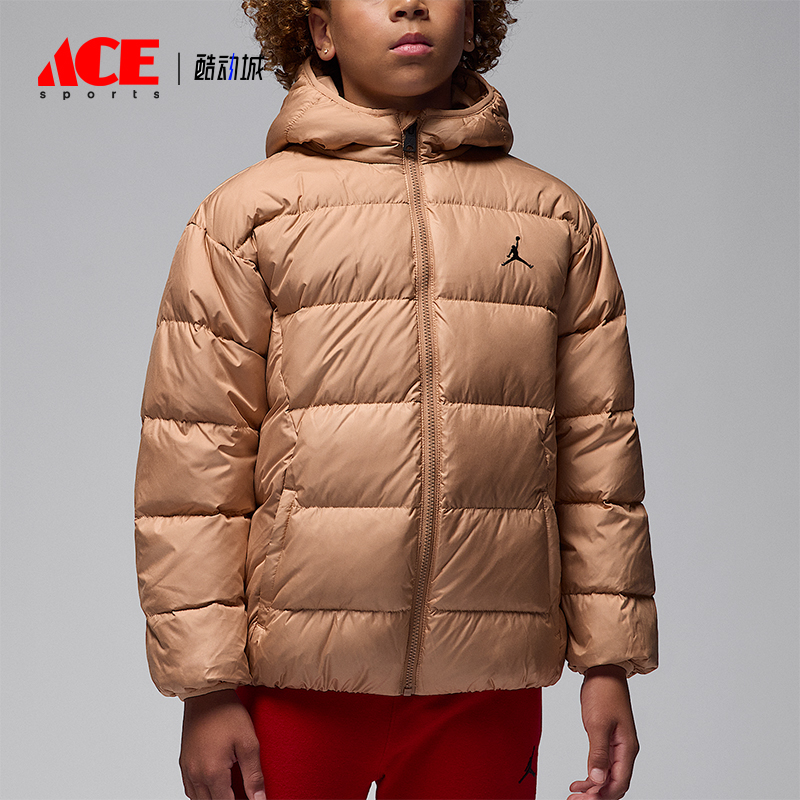 Nike/耐克正品JORDAN大童透气经典运动休闲保暖羽绒服IQ9986-200