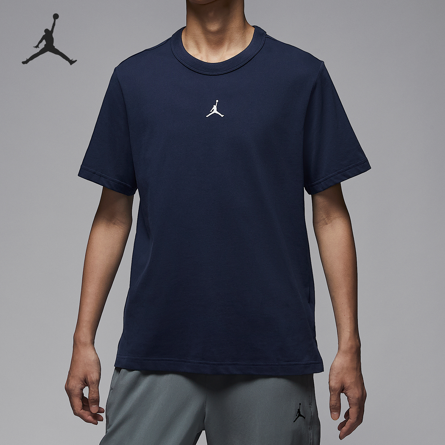 Nike/耐克官方正品JORDAN男士运动针织透气套头休闲T恤FN5830-410