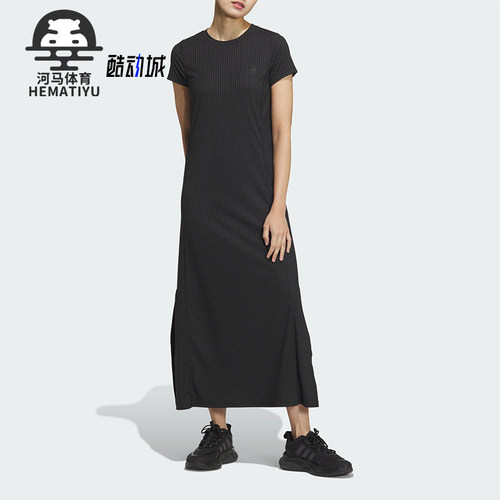 阿迪达斯女士凉感运动休闲连衣裙