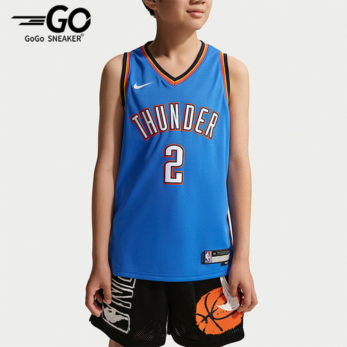 Nike/耐克正品Swingman Jersey 大童球衣经典短袖T恤IH2144-403