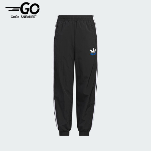 Adidas/阿迪达斯正品三叶草大童透气梭织束脚运动长裤KB4582