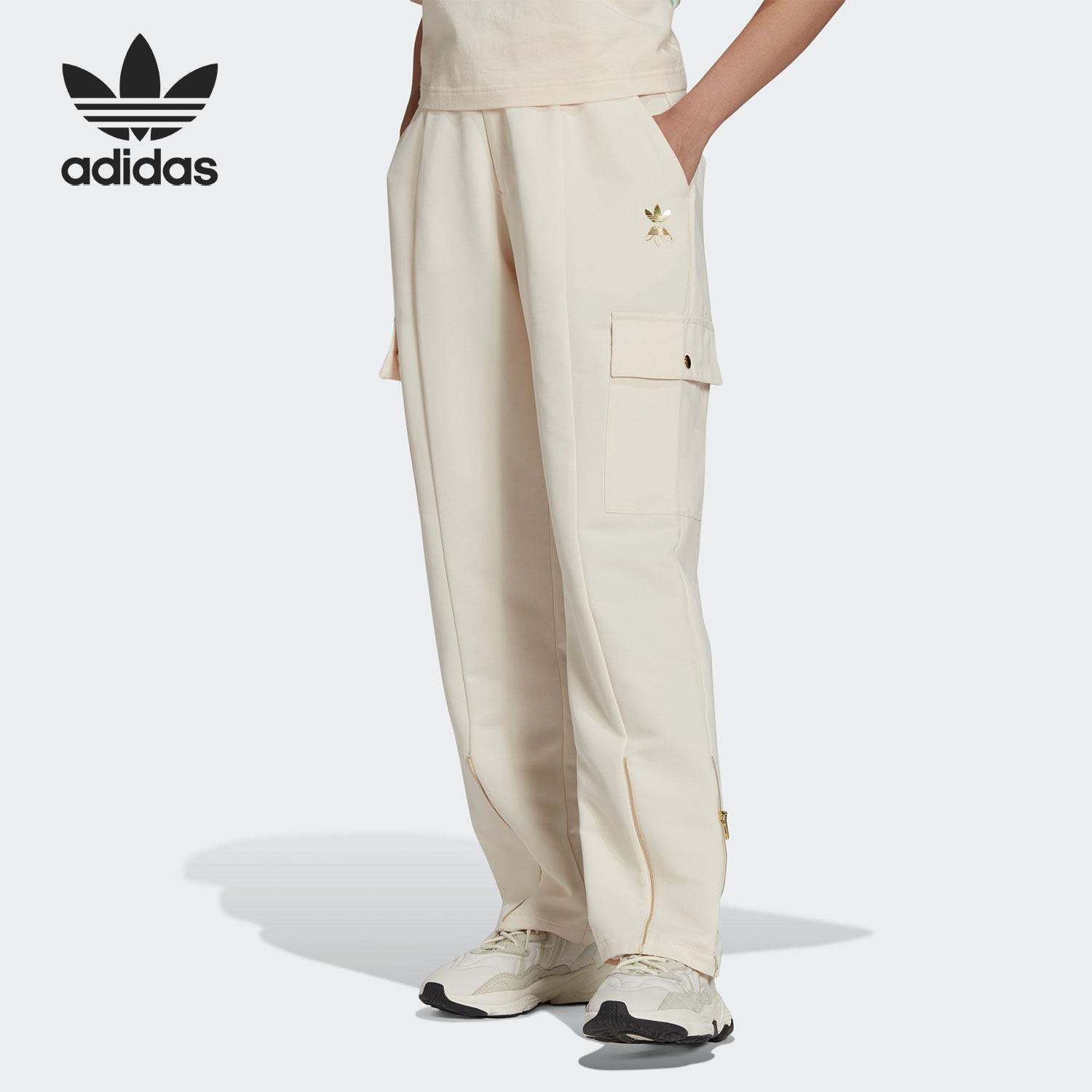 Adidas/阿迪达斯正品三叶草女子舒适针织休闲运动长裤 HG6675,运动服/休闲服装,运动长裤,淘宝优惠券,粉丝福利购,淘宝优惠卷
