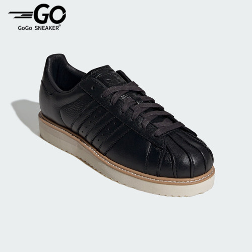 Adidas/阿迪达斯正品三叶草男女休闲经典皮面贝壳头板鞋JQ4314