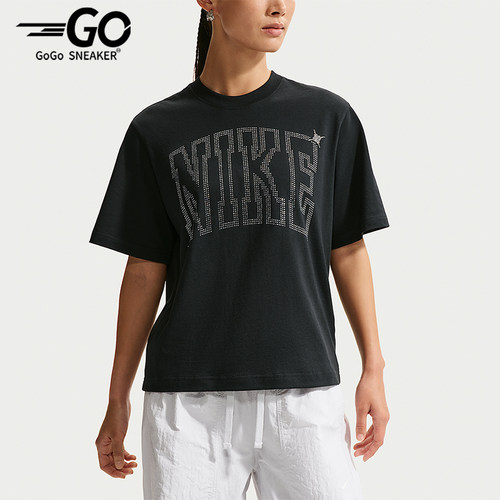 Nike/耐克正品Sportswear女士宽松运动休闲经典短袖T恤IR7839-010