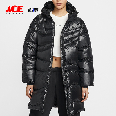 Nike/耐克正品冬季新款女士户外拒水保暖中长款羽绒服HV2752-010