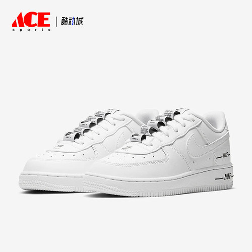 Nike/耐克正品Air Force 1 小童低帮耐磨运动时尚板鞋CJ4113-100