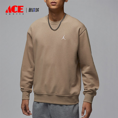 Nike/耐克正品JORDAN男士宽松保暖圆领运动卫衣FV7296-257