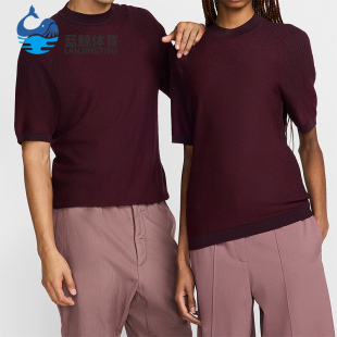 耐克正品 针织T恤FQ0279 新款 圆领复古短袖 298 男女同款 Nike