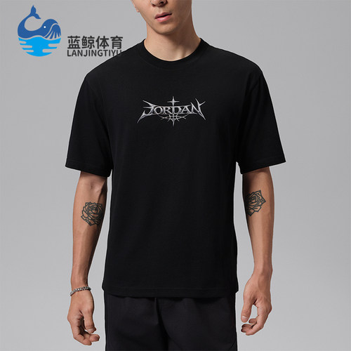 Nike/耐克正品Jordan男士运动舒适印花套头短袖T恤JF9387-010