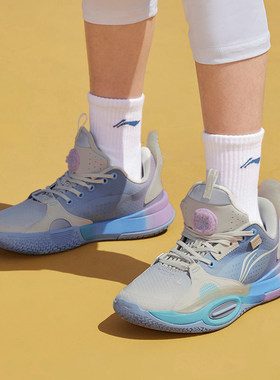 Lining/李宁正品LL CITY 10儿童反光支撑稳定透气篮球鞋YKBS012