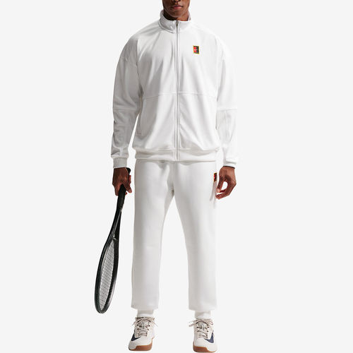 Nike耐克正品Court Heritage男拉链立领防风保暖网球FZ6925-100