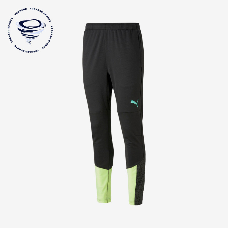 Puma/彪马正品2025男士耐穿拼接印花足球透气运动长裤658295-51