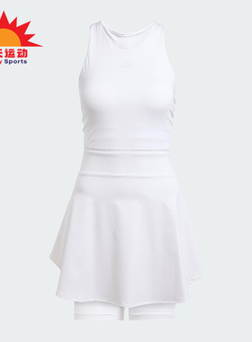 Adidas/阿迪达斯正品TENNIS Y-DRESS女士网球修身连衣裙JE7098