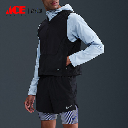 Nike/耐克正品Run Dri-FIT男士休闲机能跑步运动马甲HV2007-010