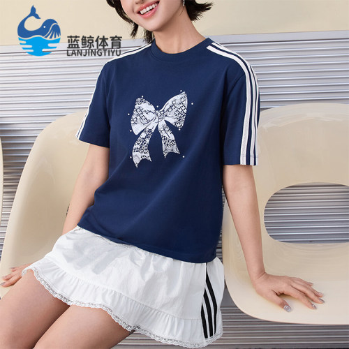 Adidas/阿迪达斯正品LOOSE SS TEE W女士经典运动短袖T恤LF1201