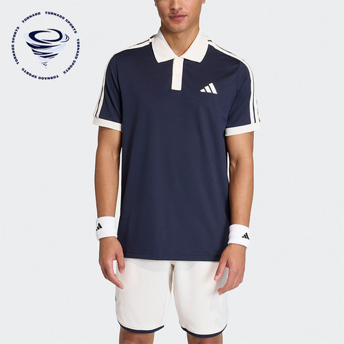 Adidas/阿迪达斯正品夏季男士透气网球针织运动短袖POLO衫KA5899