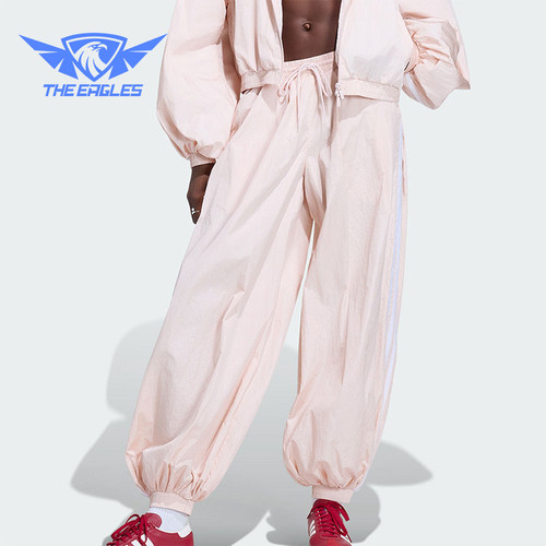 Adidas/阿迪达斯正品三叶草女士梭织经典休闲宽松气球裤KY5053