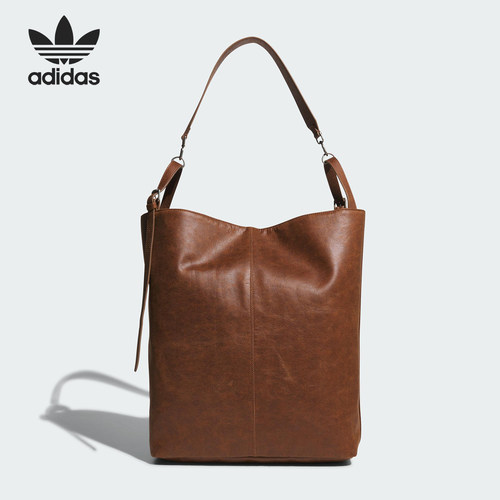 Adidas/阿迪达斯正品三叶草男女复古便携运动手提包KT0863
