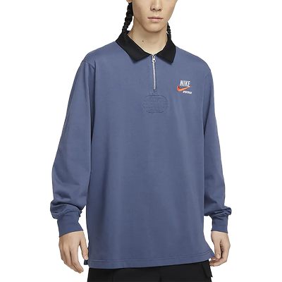 Nike/耐克官方正品春季新款男子橄榄球运动翻领卫衣DX6754-491