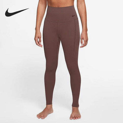 Nike/耐克正品当季新款女士运动训练瑜伽紧身裤DQ6016-218