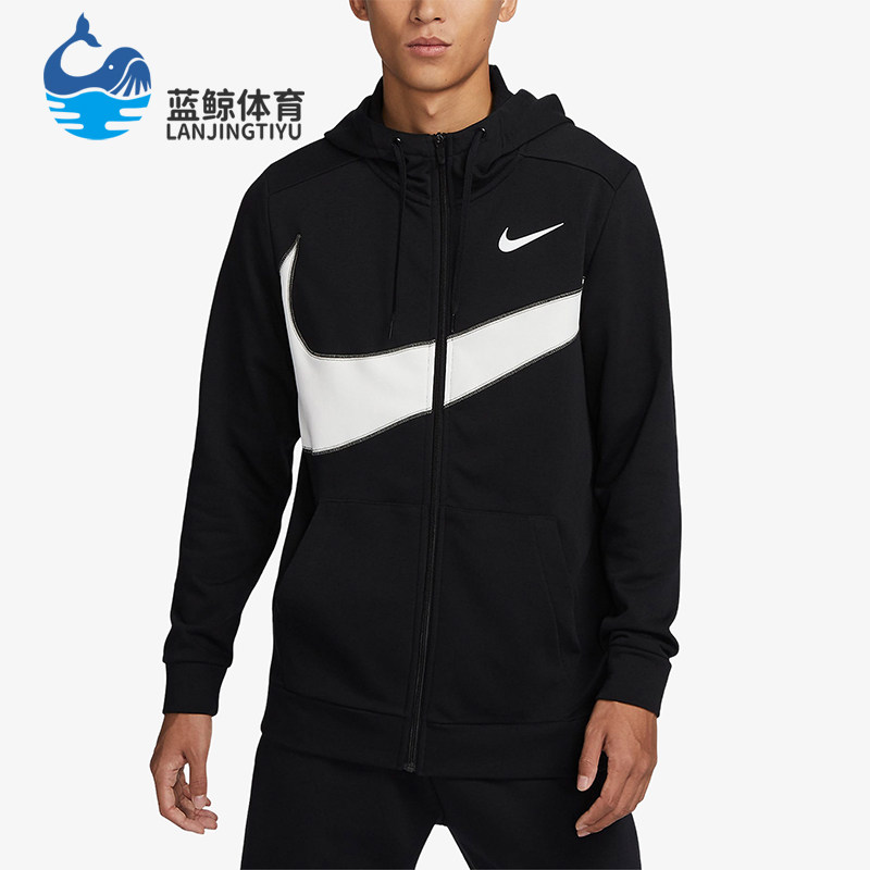 Nike/耐克正品秋季男士连帽针织大勾休闲经典运动卫衣FB8576-010