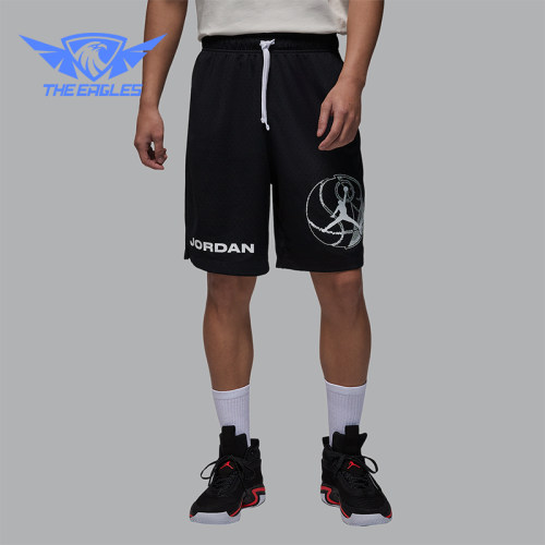 Nike/耐克正品JORDAN男士篮球针织透气系带短裤DZ4123-010