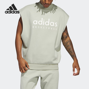 卫衣套头衫 Adidas 无袖 运动宽松情侣款 IA3415 阿迪达斯正品