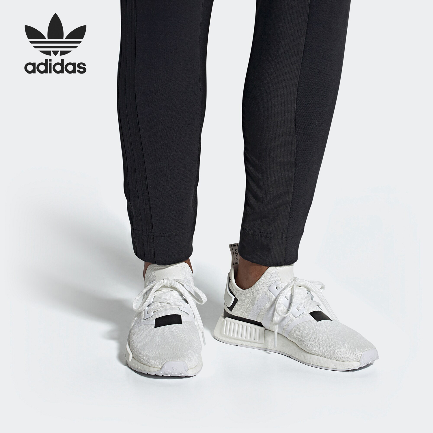 Adidas/阿迪达斯正品女鞋男鞋19新NMD_R1休闲鞋BOOST运动鞋BD7741