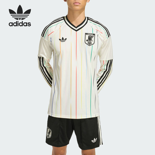 Adidas/阿迪达斯正品三叶草男士足球潮流训练长袖T恤JZ9697