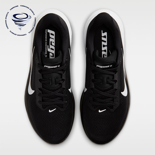 Nike/耐克正品飞马Pegasus42新款女黑白色鞋经典跑步鞋IB1881-001