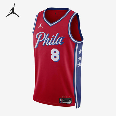 Nike耐克正品NBA费城76人男球迷版Dri-FITV领篮球服DO9572-657