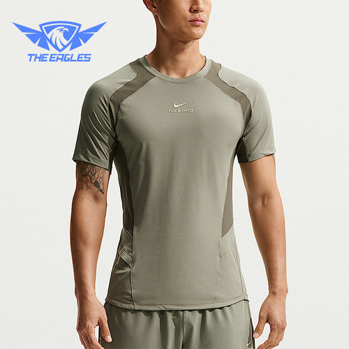Nike/耐克正品夏季男士圆领弹力训练经典运动短袖T恤IF2215-320
