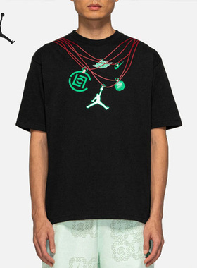 Nike/耐克正品Air Jordan男子运动印花套头短袖T恤DJ9740-010