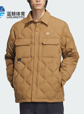 Adidas/阿迪达斯正品三叶草男士宽松保暖运动羽绒服JD3748