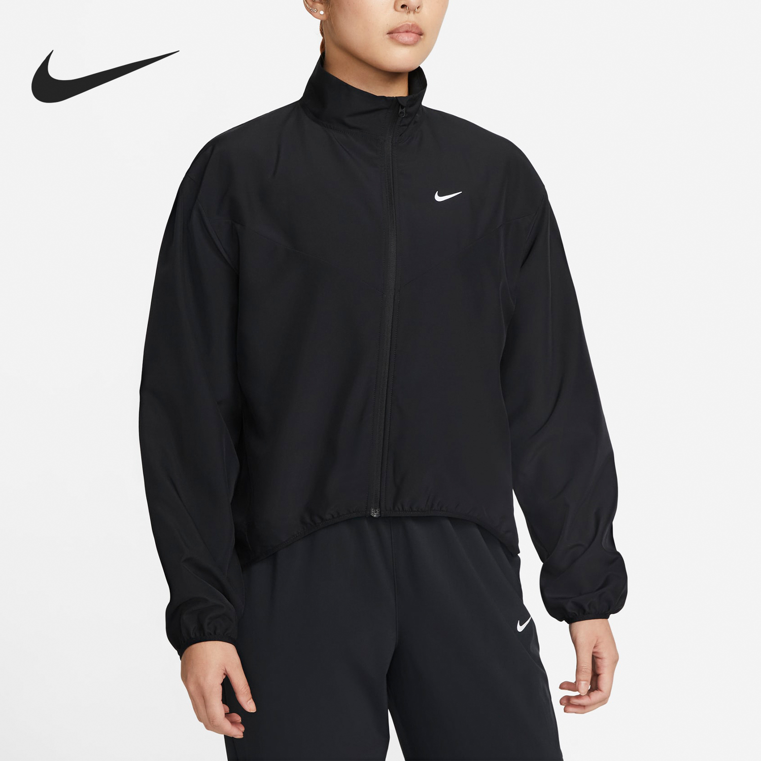 Nike/耐克官方正品运动女士拉链拉链吸汗跑步透气外套FB4695-010