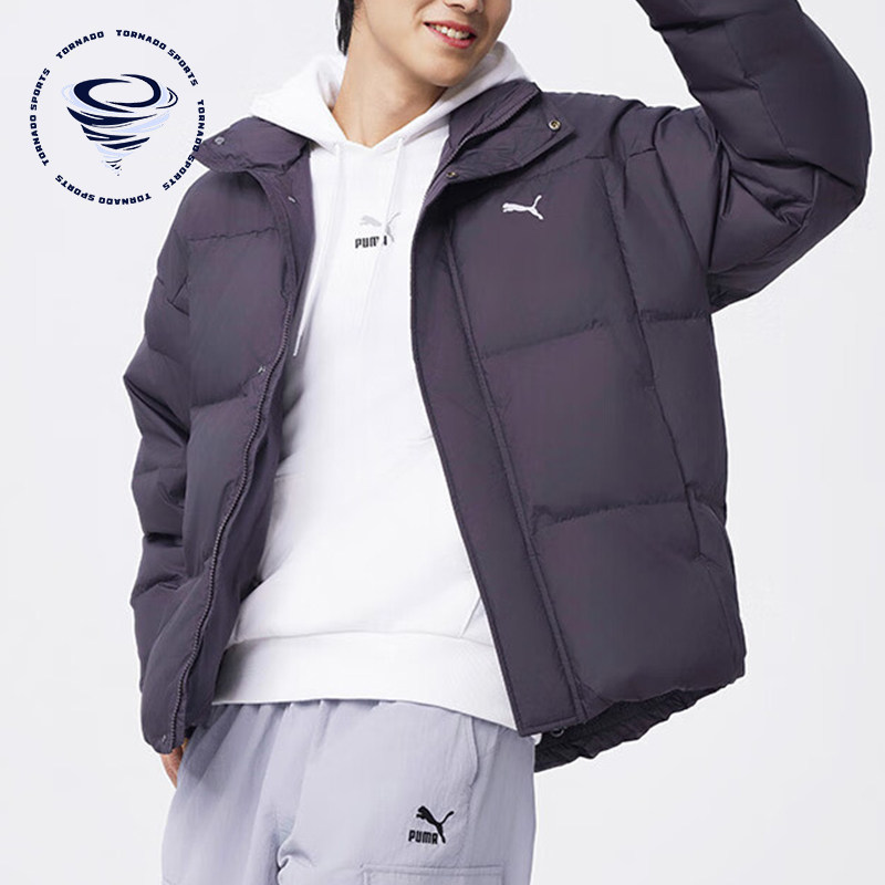 Puma/彪马正品2025男女宽松加厚保暖立领运动休闲羽绒服631636-13