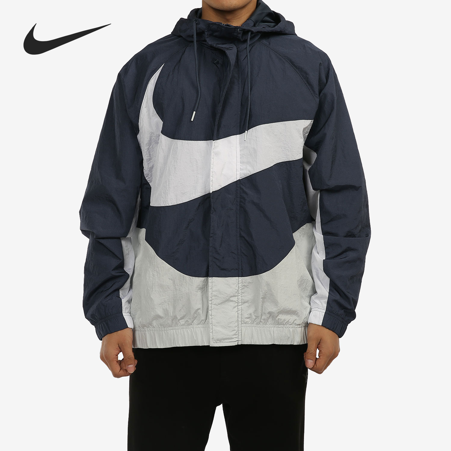 Nike/耐克官方正品男子大钩梭织连帽休闲运动夹克外套 DD5968-437