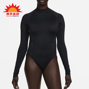 耐克正品 连体泳衣FZ6242 夏季 女士简约长袖 010 新款 Nike