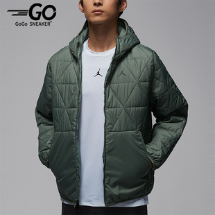 休闲运动连帽保暖梭织棉服FZ3163 JORDAN男士 351 耐克正品 Nike