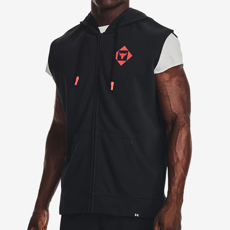 UA安德玛正品春季男子个性印花防风百搭休闲运动马甲外套1377434