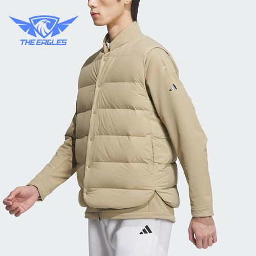 Adidas/阿迪达斯正品运动男士三合一保暖立领羽绒马甲IM7309