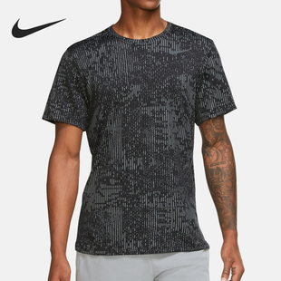 新款 秋季 男士 透气跑步训练运动短袖 010 Nike CJ4635 耐克正品