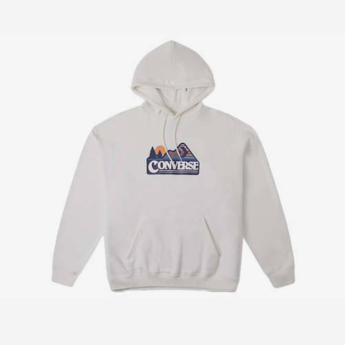 Converse/匡威正品2025新款男子印花休闲卫衣套头衫10026526-A03